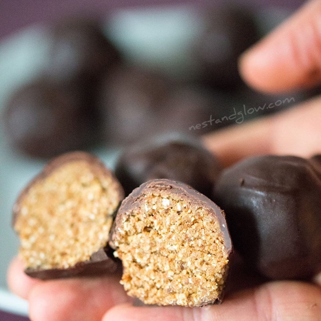 cookie dough vegan bites