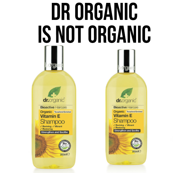 dr organic is not organic