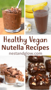 healthy vegan nutella recipes