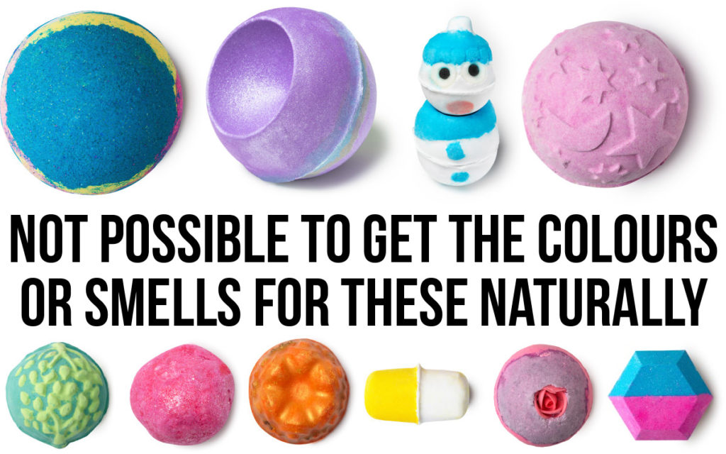 not natural bath bombs