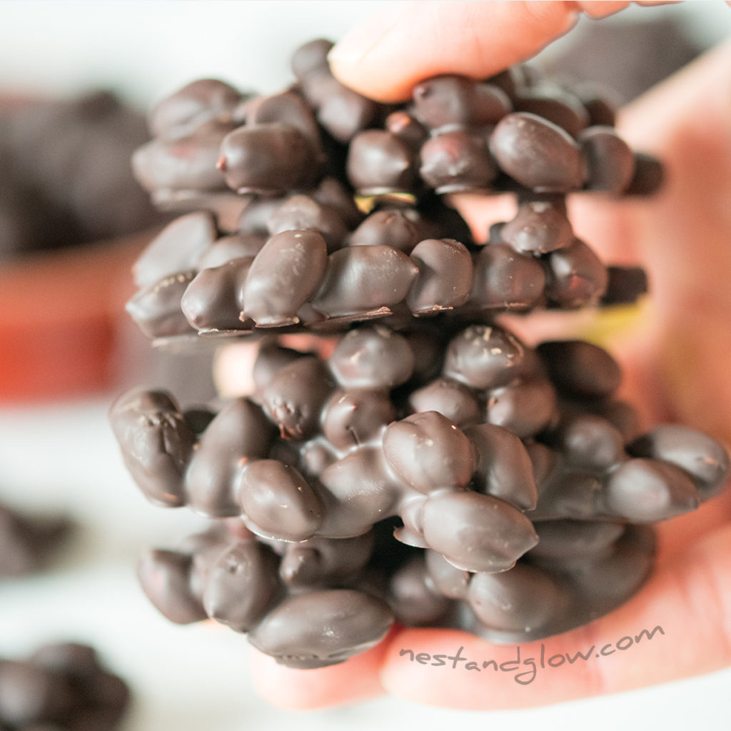 handful of peanut candy