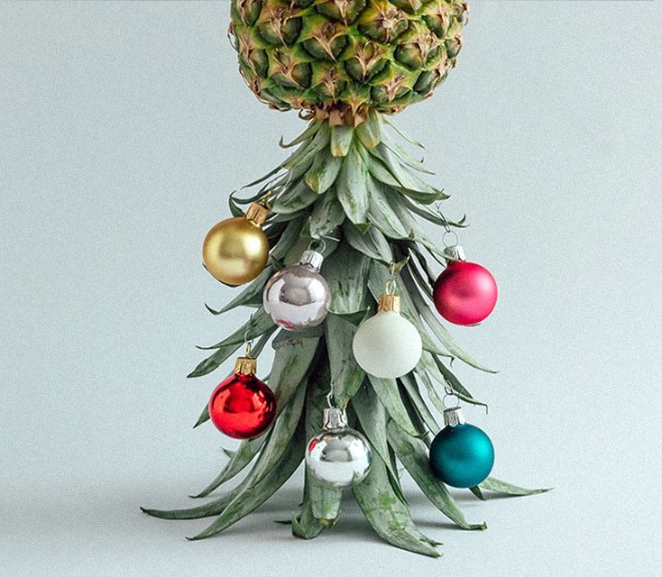 inverted pineapple tree