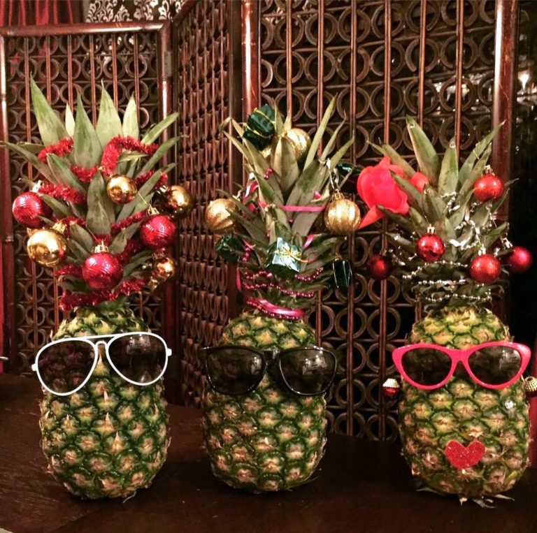 Pineapple Christmas Trees Are the Perfect Zero Waste and Budget