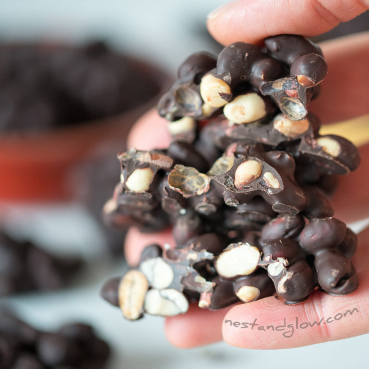 2-ingredient Peanut Chocolate Candy