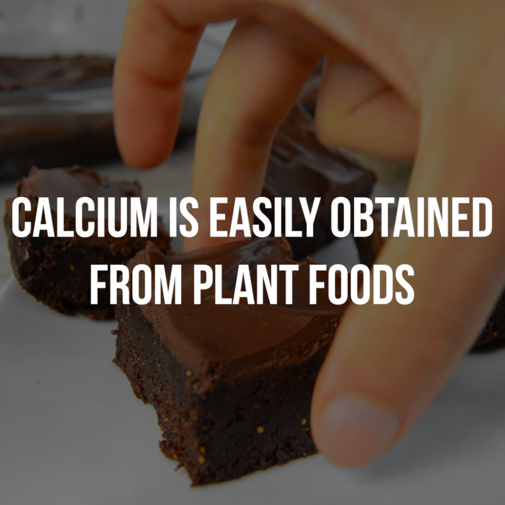Calcium is easily obtained from plant foods