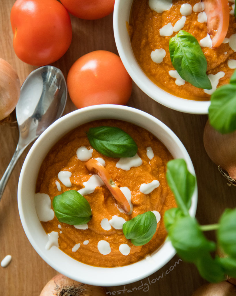 easy 3 ingredient creamy tomato soup