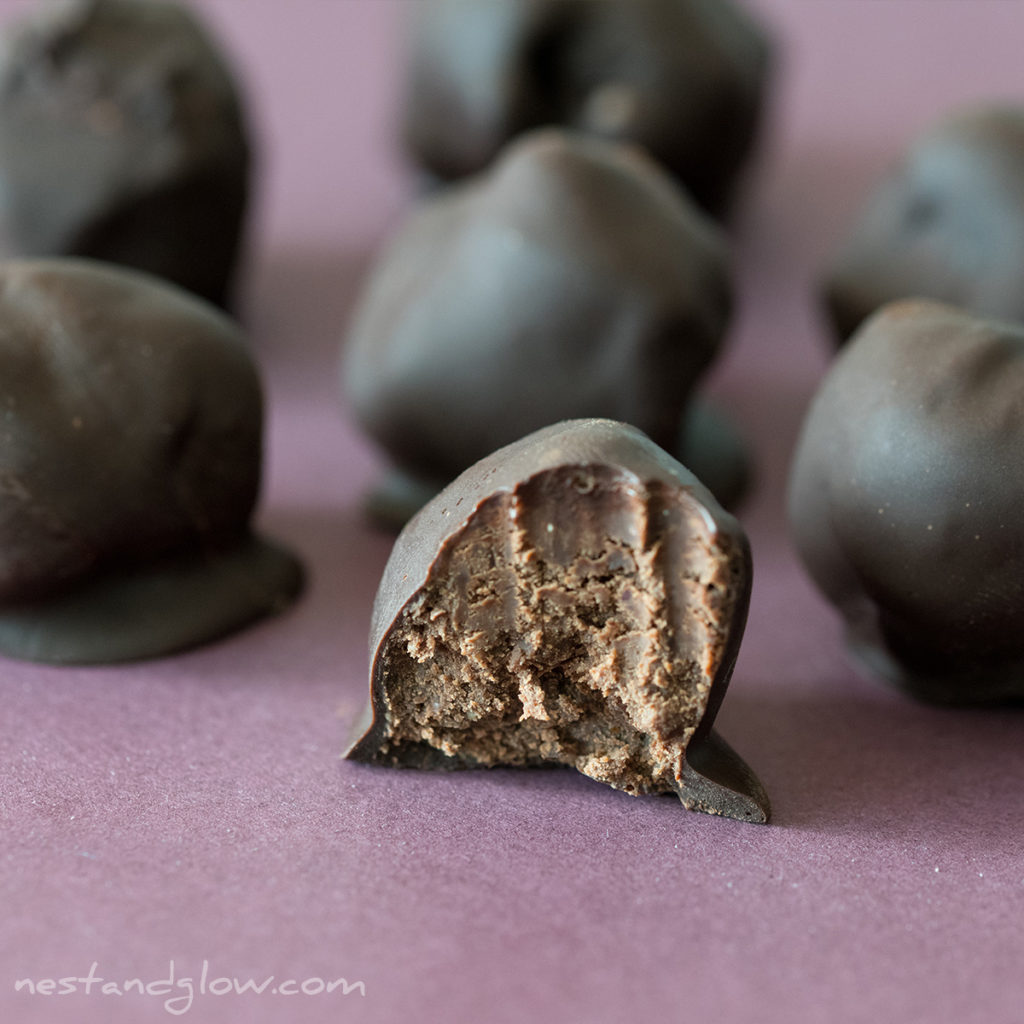 chocolate peanut butter balls