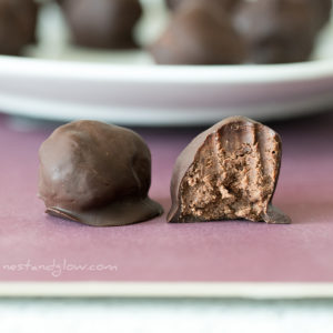 2-Ingredient Peanut Butter Balls – Nest and Glow