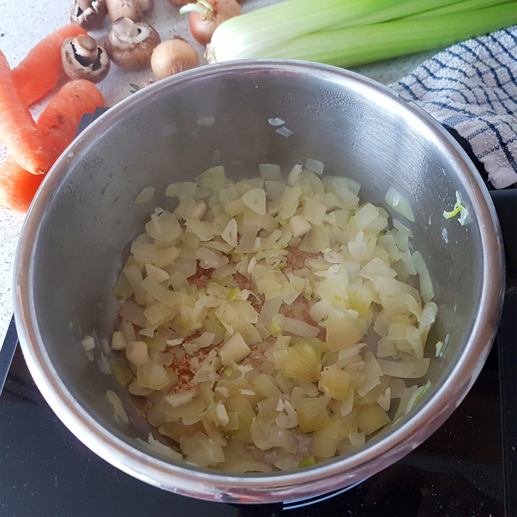 saute onions without oil