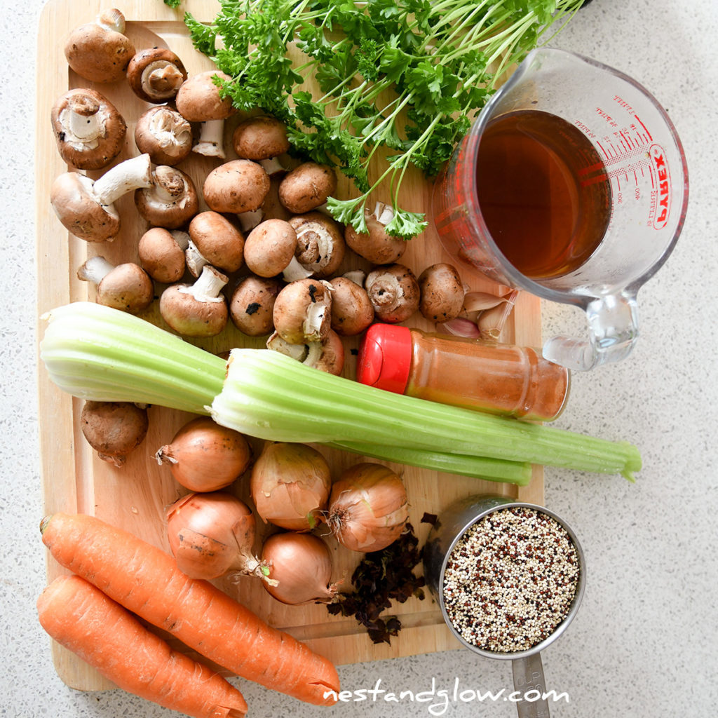 quinoa risotto ingredients