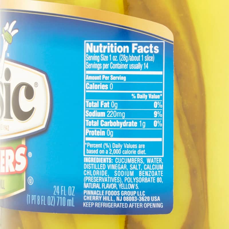 pickle ingredients