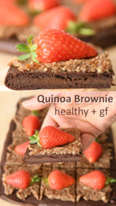 Quinoa brownie recipe