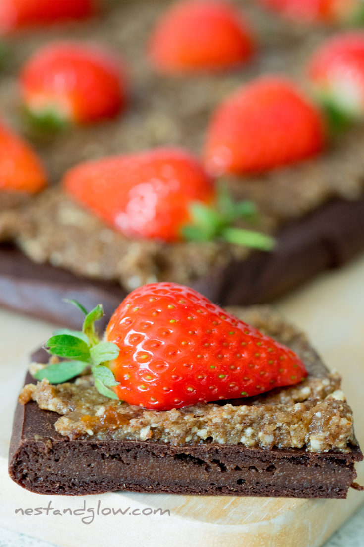 Quinoa Chocolate Brownie 4 Ingredients Nest and Glow