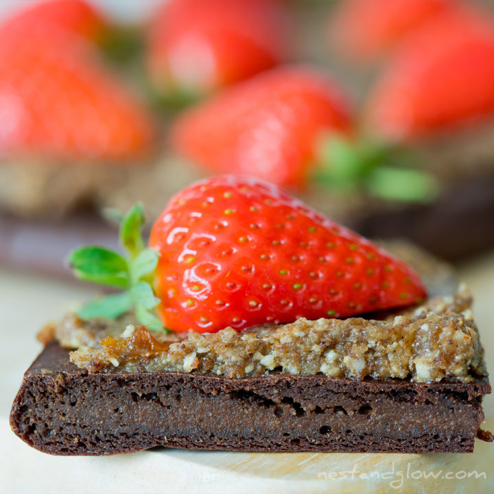 Quinoa Chocolate Brownie 4 Ingredients Nest and Glow