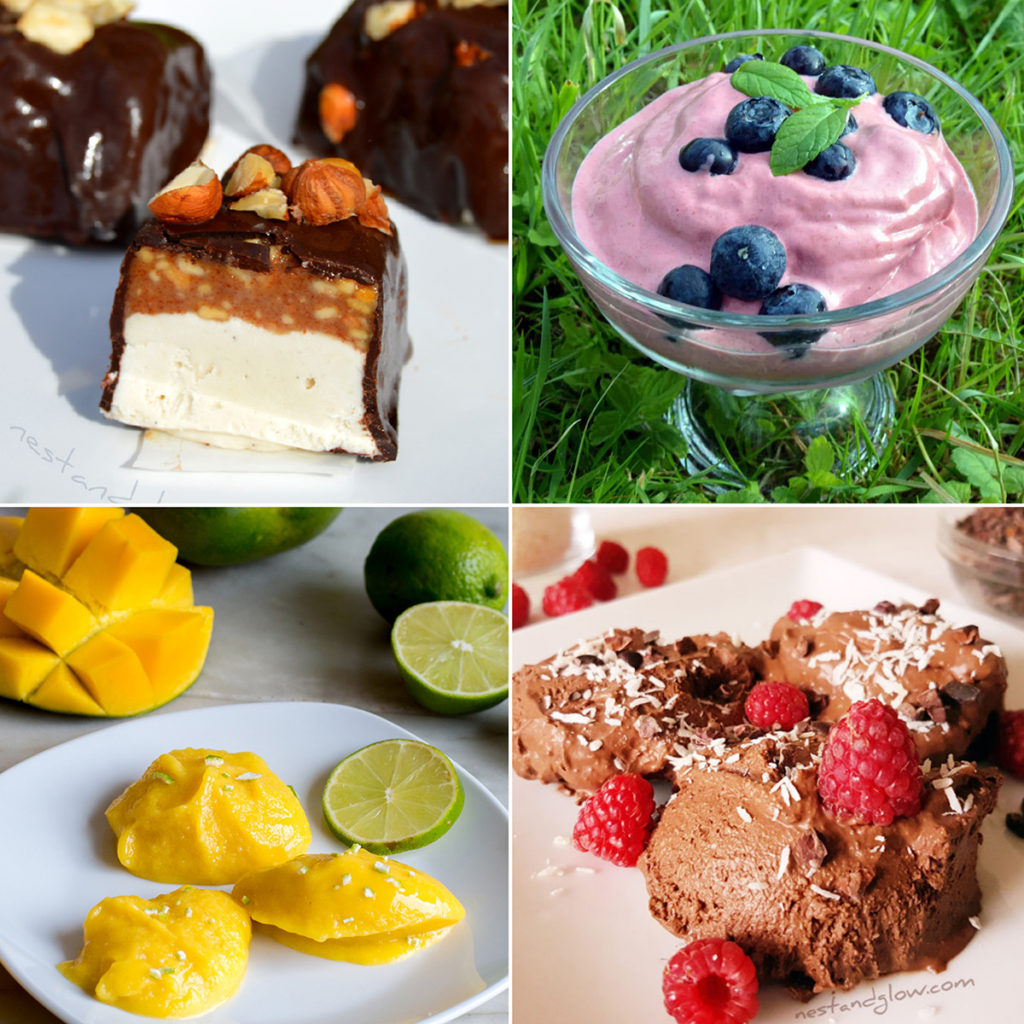 healthy ice cream recipes that are all no churn, vegan and easy to make. Full of heart healthy fats, plant protein and fiber without any junk