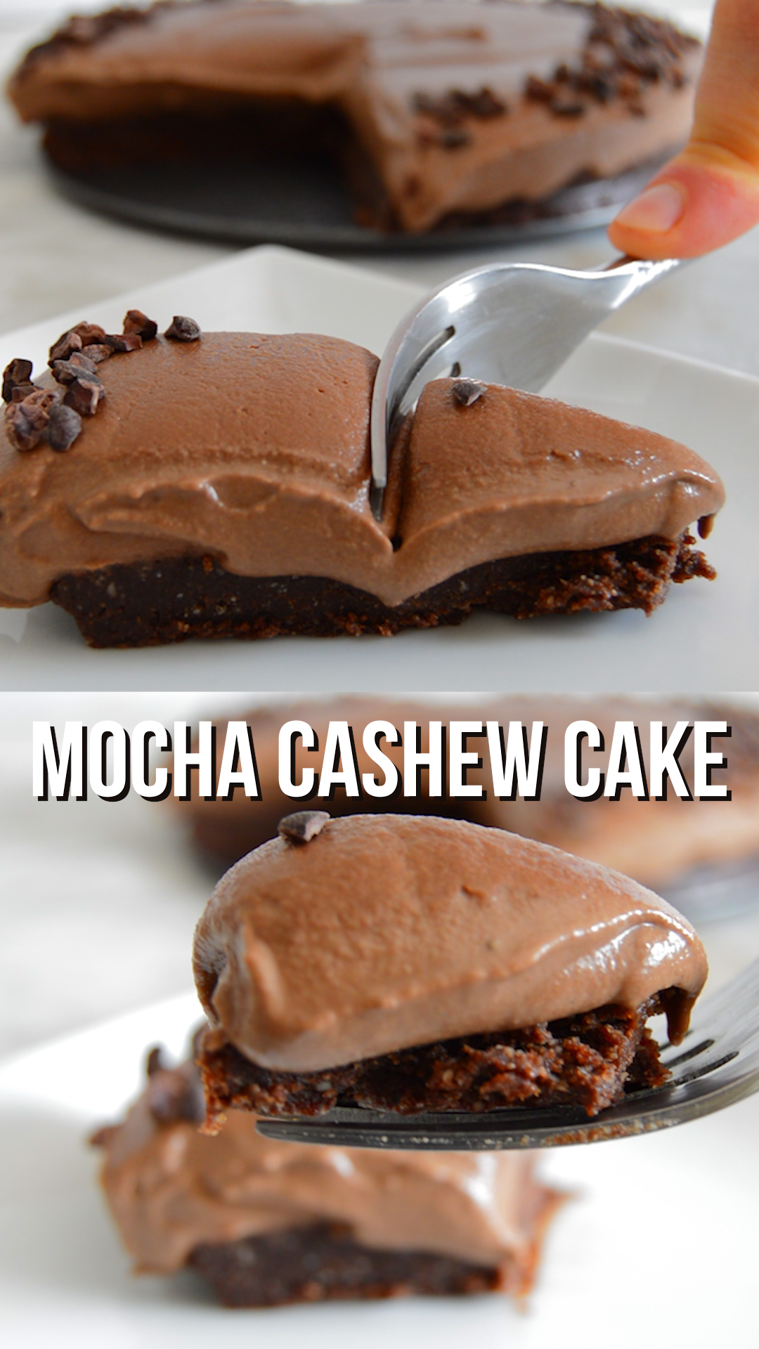 Mocha Chocolate Cashew Cheesecake – Nest and Glow
