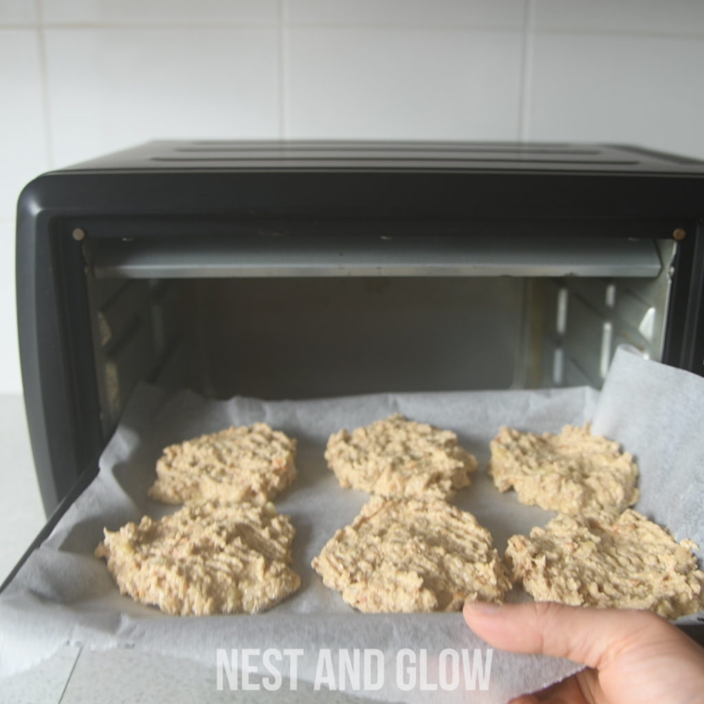 peanut butter cookies before baking