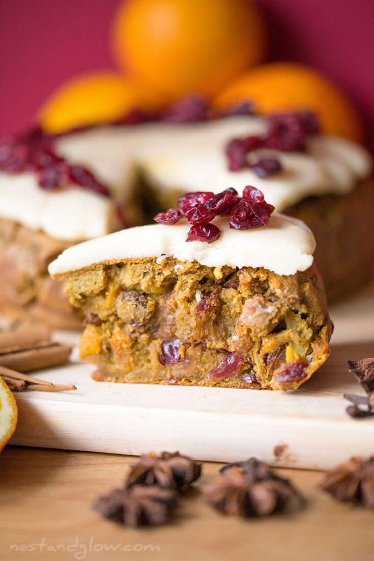 Quinoa Fruit Cake - vegan and gluten free