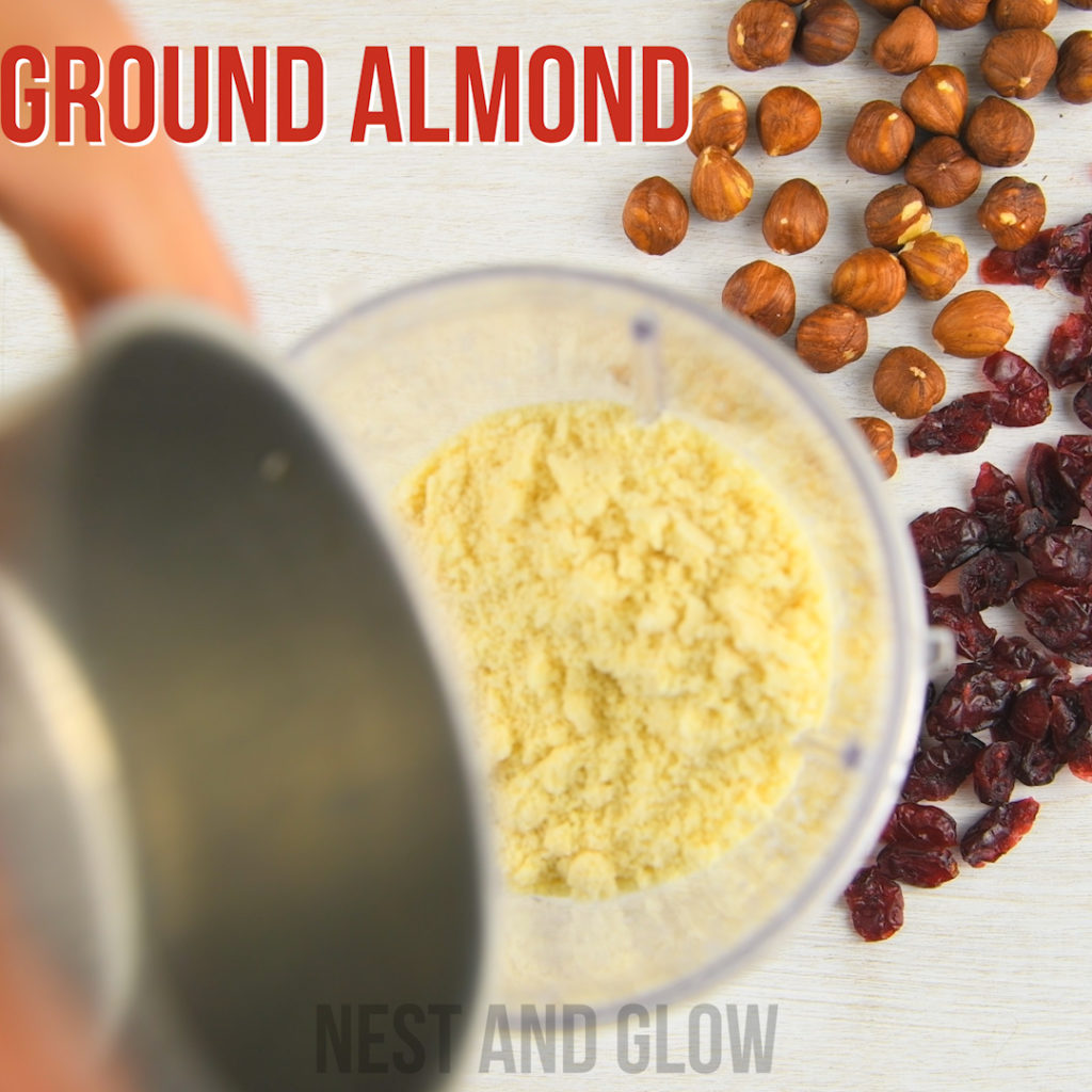 ground skinned almonds that are almond flour